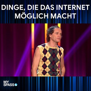 Olaf Schubert wusste als einer der ersten, dass das Internet kommen wird. | MySpass.de