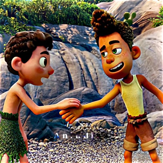 LUCA MEETS ALBERTO! 🐟 ] Luca (2021) movie edit ] #edit #shotrs #lucu #animation