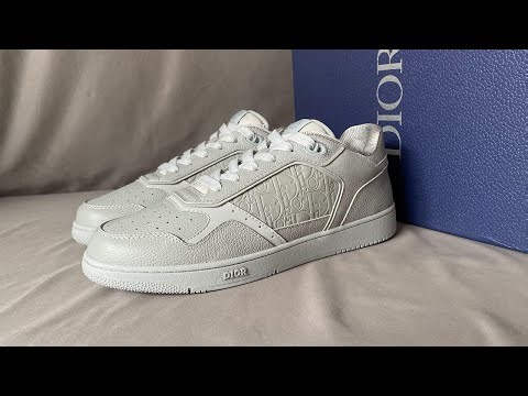 Dior B27 Uptown Low Top Sneaker Gray Review From Supkicks