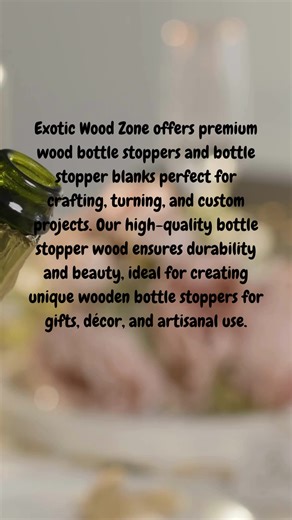 Exotic Wood Zone – Premium Bottle Stoppers