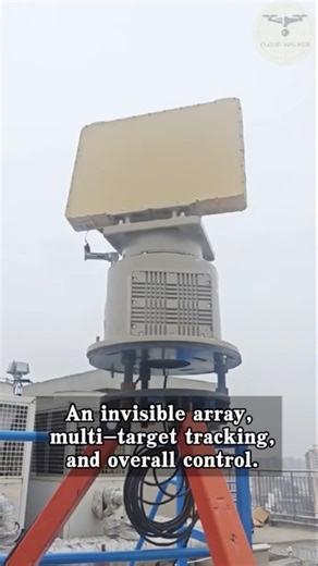 Multi-target tracking: Mastering the concept of phased array radar at a global level #drone #radar