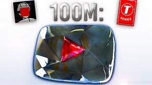 Red diamond youtube play button