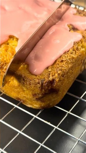 Easy Lemon Raspberry Loaf Recipe | Glazed with Fresh Raspberries | Full Recipe In Description