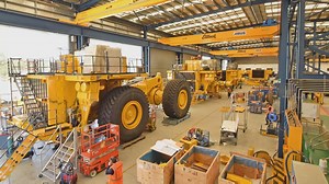 Check out how our team put together five GIGANTIC Komatsu 930E Dump Trucks #Komatsu #GiantMachines | Komatsu Australia