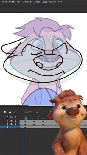 How I animated Ollie from Swapped #shorts #tutorial
