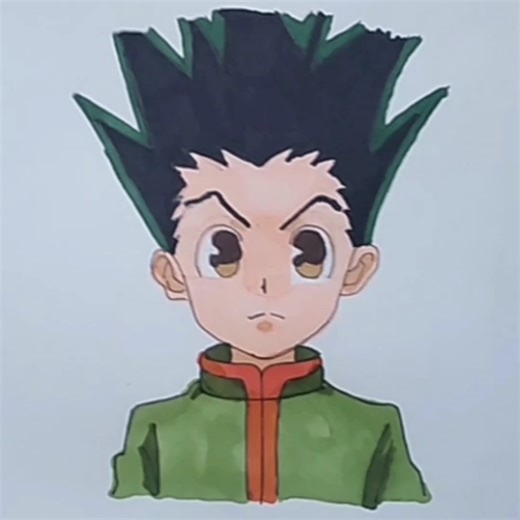 How to Draw Gon Freecss Step by Step || Anime Drawing || Easy Anime Drawing l #anime #animeeart
