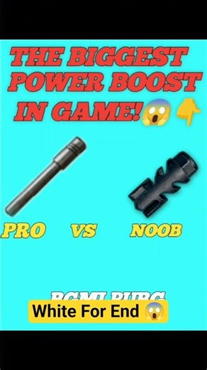 NOOB VS PRO PLAYER 😨 Barrel Extender Ka Power 😱😱 #shorts #viral #bgmi