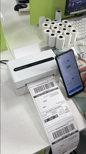 Complete guide on operating the courier waybill label printer! #label #printer #pos #thermal #Canada