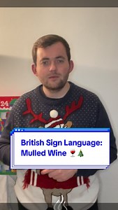 Today’s new Sign in British Sign Language is? Today’s sign is #MulledWine #🍷 #🎄 ! Join me everyday for new signs in British Sign Language! #deaf #bsl #sse #signlanguage #drink #mulled #wine Note: I’m from the South UK so some signs are regional! | The Deaf Chef