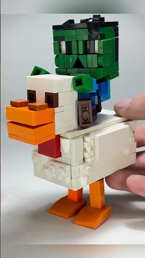 Chicken Jockey - Minecraft Movie (tutorial) #shorts