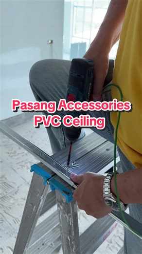 Tutorial pasang tulang besi Pvc Ceiling. #ipainterdiy #homedecor #ipainter #ceiling #pvcceiling
