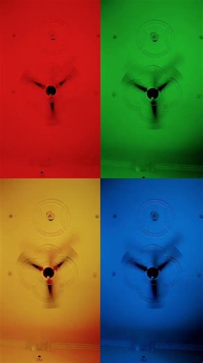 🎶🌀 4 Ceiling Fans… but they decided to become DANCERS instead of coolers! 🌀🎶#ceilingfan #fyp #yt
