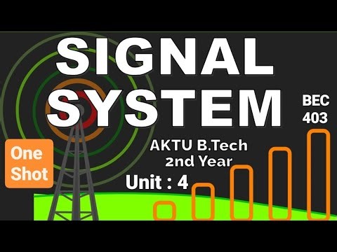 Signal System (SS) Unit :- 4 One Shot Video AKTU BEC403 EC and Allied Branches B.Tech 2nd Year