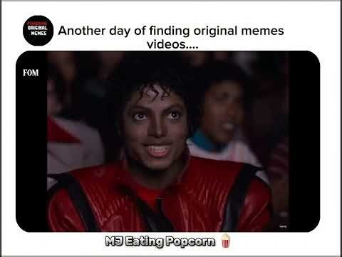 meme:- MJ Eating Popcorn 🍿 #mj #michaeljackson