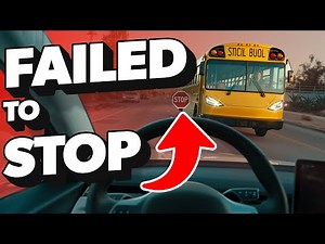 Tesla FSD Failed to Stop for School Bus
