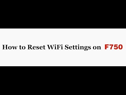 Thinkware Dash Cam: Resetting Wi-Fi Settings on F750