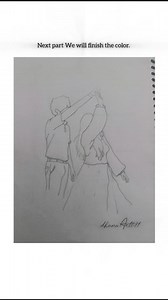 Holding Hands Forever ❤️ | Romantic Pencil Sketch #shorts #love