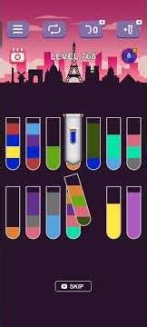 water sort puzzle level 768 guru #games