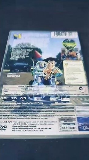 Toy Story 1995 dvd by ‪@CineMania24x7‬