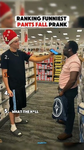 Ranking funniest Pants Fall prank 🤣#ranking #funny #prank #shorts #fyp