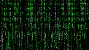 Matrix code background - loop