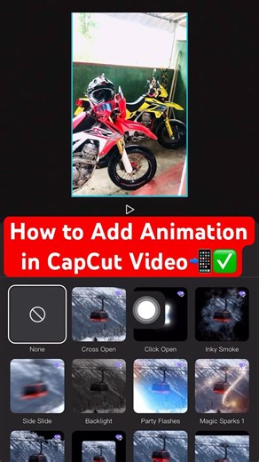 How to Add Animation in CapCut Video📲✅ #capcut #iphone #animation #tipsandtricks #tutorial