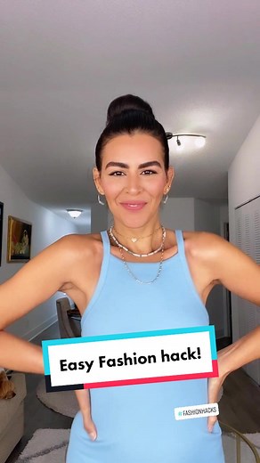 Easy Fashion Hack for Backless Tops with Bra Straps