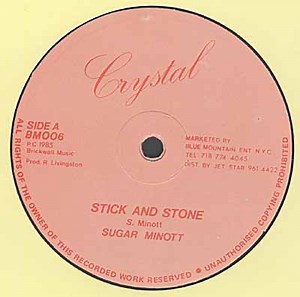 Sugar Minott / Jennifer Lara - Stick And Stone / Perilous Time