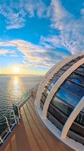 Princess Cruises on Instagram: "A new star rises at sea. 🌊🌟 Star Princess has officially set sail for the very first time, en route to Barcelona for her inaugural sailing."