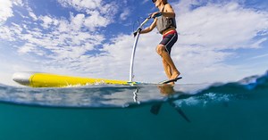 Hobie Eclipse stand-up pedal board will have you walking on water