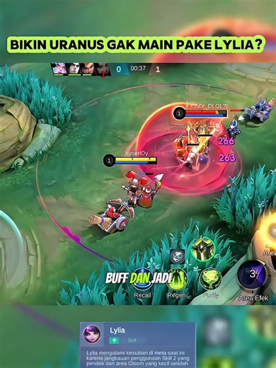 Uranus dan Lylia: Strategi dan Gameplay dalam MLBB