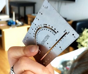 The Horizon Ruler Puts a Ruler, Compass, and Protractor in Your Wallet
