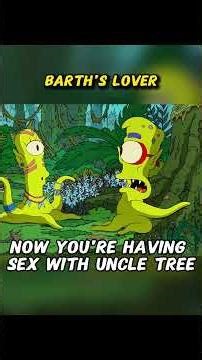 Bart's extraterrestrial romance #anime #animerecap #TheSimpsons