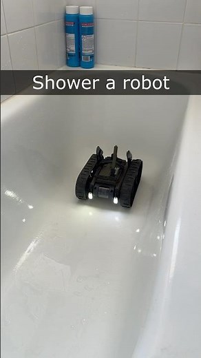 How to shower a robot