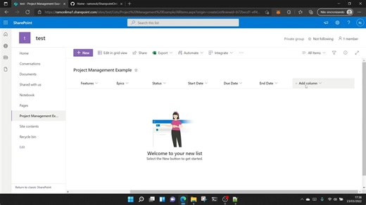 Sharepoint Online Project Management