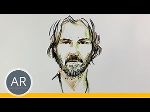 Grundtechniken für eine Porträtzeichnung mit Filzstiften. Schnell-Portraits. Porträt-Zeichenkurse