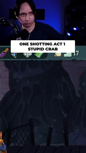 ONE SHOTTING THIS STUPID CRAB. I swear, besides my own mistakes like messing up my deck, play order and potion usage, this guy ends the most runs. #gaming #slaythespire2 #sts2 #singsing #twitch
