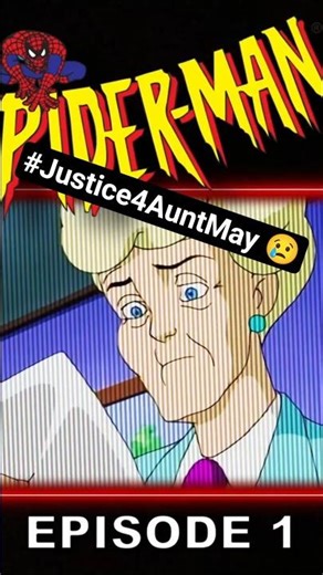 Poor Old Aunt May 😢 #reaction #spiderman #nostalgia