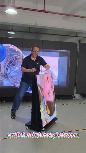 Foldable LED Poster-Indestructible Mobile Advertising Display with Single & Double-Sided Flexibility