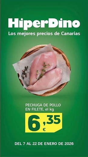 Short Ofertas HiperDino (7 - 22 de enero)