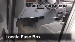 Interior Fuse Box Location: 2005 Ford Freestar Limited 4.2L V6