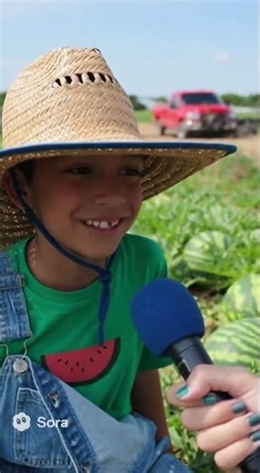 Kid Farmer Watermelone