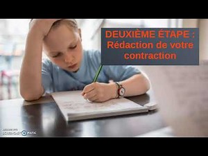 METHODE DE LA CONTRACTION DE TEXTE
