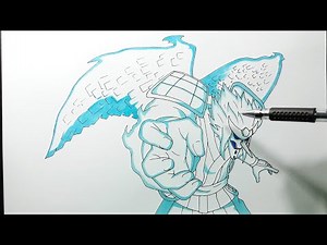 How to draw Susanoo Kakashi | step by step (521)
