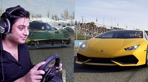 51K views · 1.1K reactions | Lamborghini Huracan Vs Pagani Zonda Top Speed Test in Forza Horizon 4 with logitech g29 Driving Wheel | DracoGames | Facebook