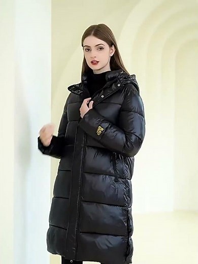 Winter Warm Hooded Coat Review | Women’s Long Cotton Jacket | Winter Outwear 2025 | #2025trending