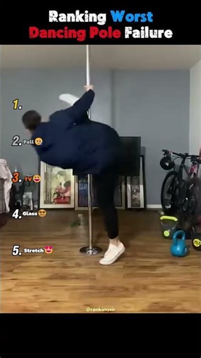 Ranking Worst Dancing Pole Failure