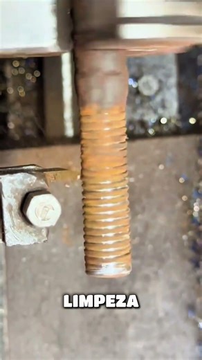 Restauração de rosca velha. #metalurgica #usinagens #soldador #ferramenta #ferramenta