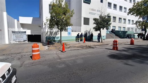 Trabajadores de Telmex hallan presuntos restos humanos frente a hospital de Pachuca