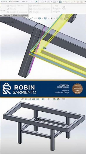 Tutorial Estructuras Metálicas en SolidWorks